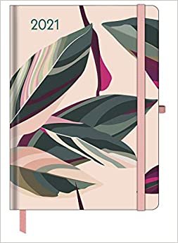 Floral 2021 GreenLine Taschenkalender/Diary: Wochenkalender