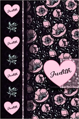 PERSONALIZED JUDITH NAME JOURNAL: Beautiful Lined Notebook Gifts For Judith