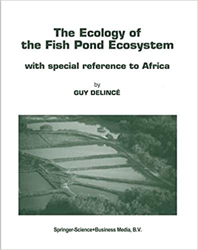 The Ecology of the Fish Pond Ecosystem: With Special Reference to Africa (Developments in Hydrobiology)