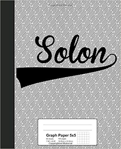 Graph Paper 5x5: SOLON Notebook (Weezag Graph Paper 5x5 Notebook) indir