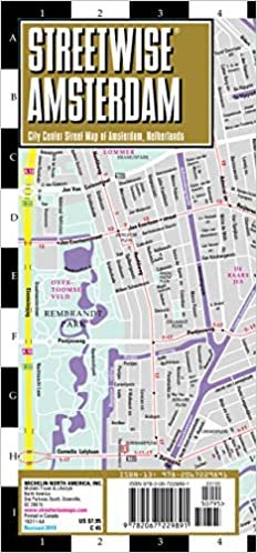Streetwise Amsterdam Map - Laminated City Center Street Map of Amsterdam, Netherlands (Michelin Streetwise Maps)
