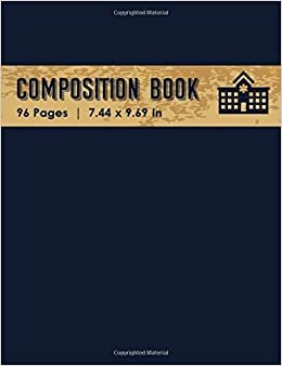 Composition Book: Composition Book Wide Ruled and Lined 96 Pages (7.44 x 9.69 inches), Can be used as a notebook, journal, diary - Hospital