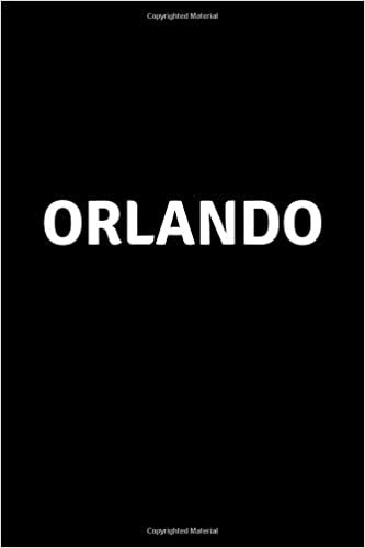 Orlando: Personalized Notebook - Simple Gift for Man/Boyfriend/Boss named Orlando Journal Diary (110 Pages, Blank, Lined 6 x 9 inches) (Names, Band 1237)