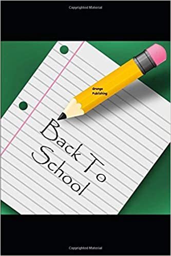 Back To School: Notebook Notepad Journal 110 Pages Lined