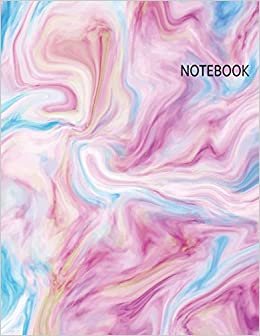 Notebook: Unlined (Unruled) Notebook (8.5 x 11 Inches) - 110 Pages - Marble Cover