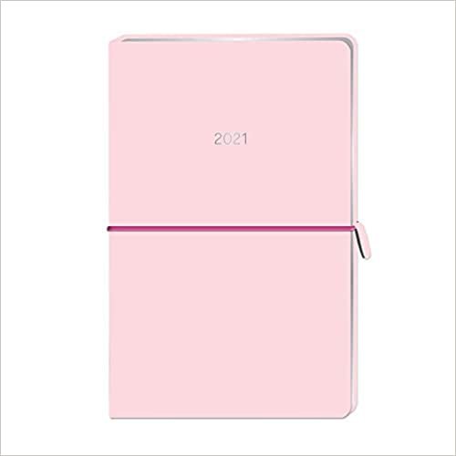 Terminplaner Simple. Beautiful 2021 "Soft pink": Terminplaner Lederlook