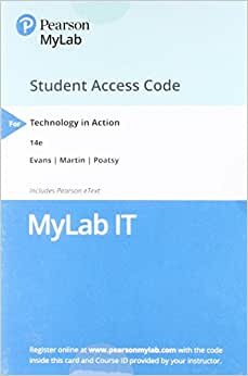Mylab It with Pearson Etext -- Access Card -- For Technology in Action (My It Lab) indir