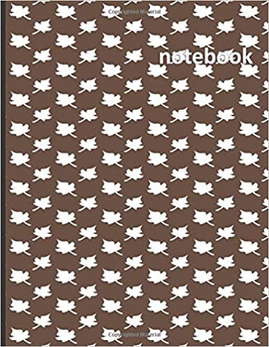 Notebook: 8.5 x 11, Blank, Unlined, 100 pages, Journal, Diary, Composition Book, Autumn