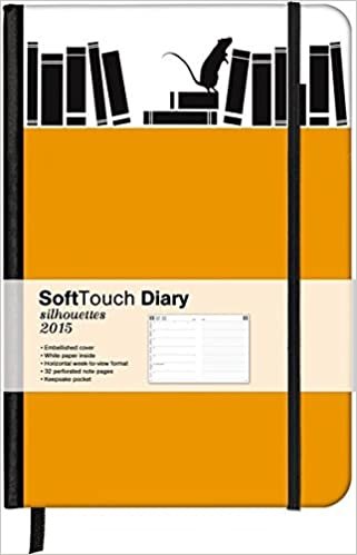 2015 Antique Books Soft Touch Diary Silhouettes 16 x 22cm indir