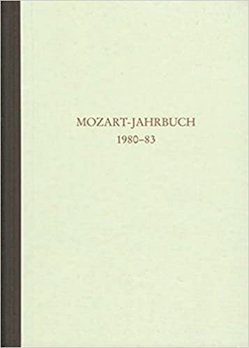 Mozart-Jahrbuch: 1980-83