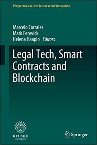 Legal Tech, Smart Contracts and Blockchain (Perspectives in Law, Business and Innovation)