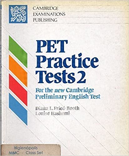 PET Practice Tests 2 Student's book: Bk. 2