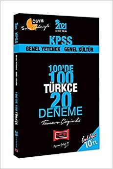Yargı 2021 KPSS Türkçe 100de 100 Tamamı Çözümlü 20 Deneme