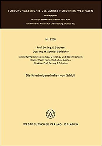 Die Kriecheigenschaften von Schluff (Forschungsberichte des Landes Nordrhein-Westfalen) (German Edition)