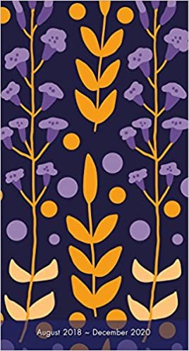 Floral Pattern Two Year Plus 2019 Pocket Planner