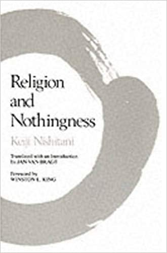 Religion and Nothingness (Nanzan Studies in Religion and Culture)