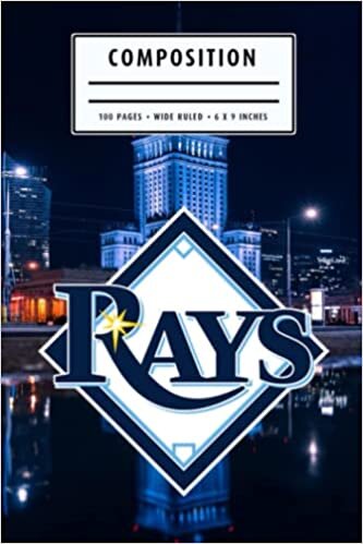 Weekly Planner Composition : Tampa Bay Rays Notebook- To My Baseball Son , To My Baseball Dad - Baseball Notebook #28