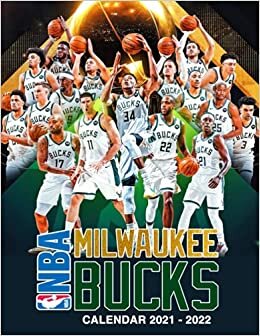 NBA Milwaukee Bucks 2021 - 2022 Calendar: TURNER Sports Milwaukee Bucks Giannis Antetokounmpo 2021 8.5 x 8.5 Player Coloring Calendar