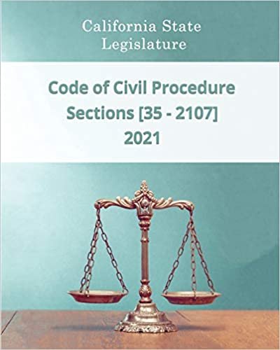 Code of Civil Procedure 2021 | Sections [35 - 2107]