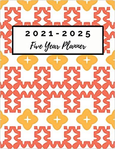 2021-2025 Five Year Planner: 5 Year Monthly Planner | 60 Month Pocket Calendar