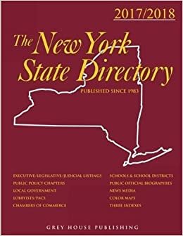 New York State Directory, 2017/18: Print Purchase Includes 1 Year Free Online Access indir