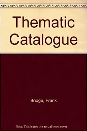 Frank Bridge: A Thematic Catalogue