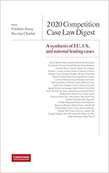 2020 Competition Case Law Digest: A synthesis of EU, US and national leading cases (DIGEST (4))