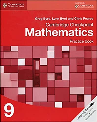 Cambridge Checkpoint Mathematics Practice Book 9 (Cambridge International Examinations)