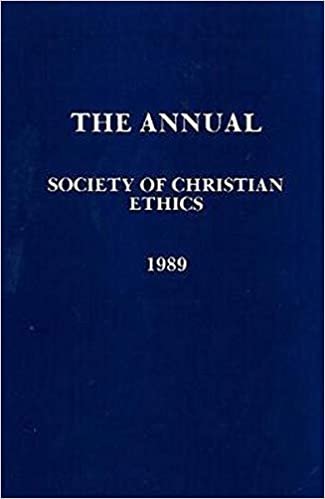 Annual of the Society of Christian Ethics 1989