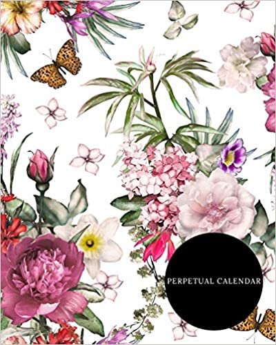 Perpetual Calendar: Calendar Book to Record all your Important Celebrations. Design for Any Party /Event such as Anniversaries, School Trip, Birthday ... Quotes & section for Christmas card