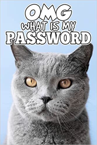OMG What is my Password? Alphabetical Tabs Password Logbook: Internet Password Logbook [6"x9"] with Letter guides every Page. (The Best and Password book Layout) - Cute Cat Theme 14