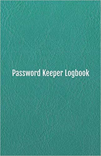 Password Keeper Logbook: Keep track of your internet usernames, passwords, web addresses and emails (leather design cover), 5.5x8.5 inches (Internet Password Keeper Logbook Series, Band 6)