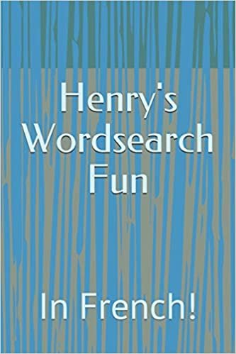 Henry's Wordsearch Fun: In French!