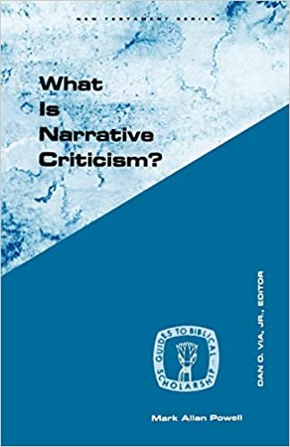 What Is Narrative Criticism? (Guides to biblical scholarship)