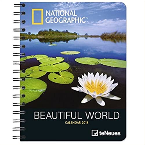 2018 National Geographic Beautiful World Deluxe Diary - teNeues - 16.5 x 21.6 cm