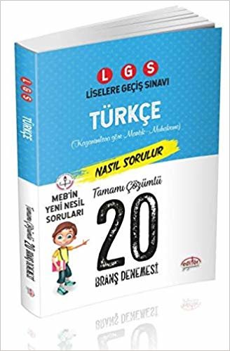 Editör LGS Türkçe 20 Deneme Sınavı-YENİ