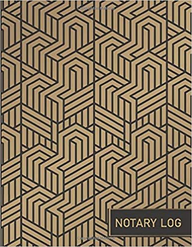 Notary Log: Gold and Black Notary Journal for Record Keeping (Opulence Notary, Band 1) indir