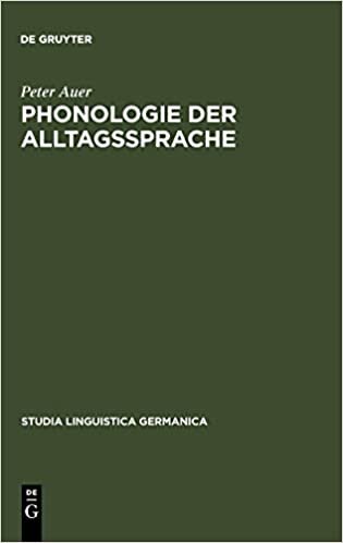 Phonologie der Alltagssprache (Studia Linguistica Germanica) indir