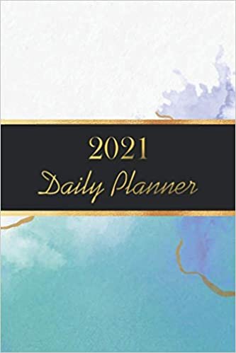 2021 Daily Planner: 12 Month Daily Agenda Schedule Hourly & To Do List|12 Month Daily Purse Calendar 2021 Black and Gold Cover|Marble Design Daily ... 2021|Marble Cover Daily Purse Planner 2021