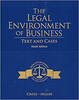 The Legal Environment of Business + Coursemate: Text and Cases