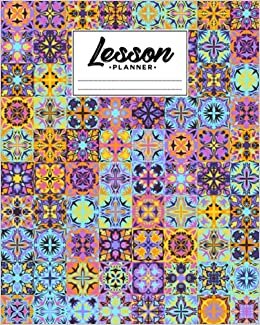 Lesson Planner: A Well Planned Year for Your Elementary, Middle School, Jr. High, or High School Student | 121 Pages, Size 8" x 10" | Mandalas by Bernhard Blank indir