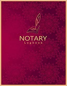 Notary Logbook: Official Public Notary Records Journal, Notarial Records template log book | Notary Receipt Book | Notarial acts records events Log,Large Entries.
