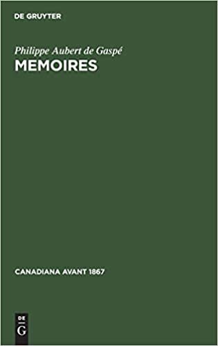 Memoires (Canadiana Avant 1867)