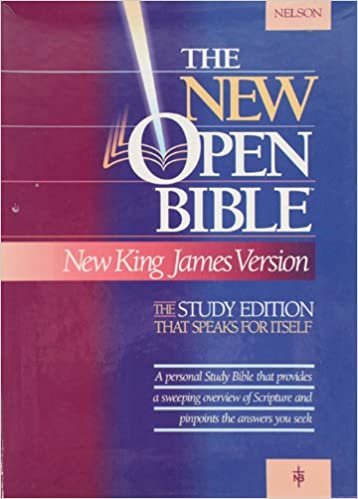 Holy Bible: Open Bible, New King James Version, Black Bonded Leather: New King James Bible indir