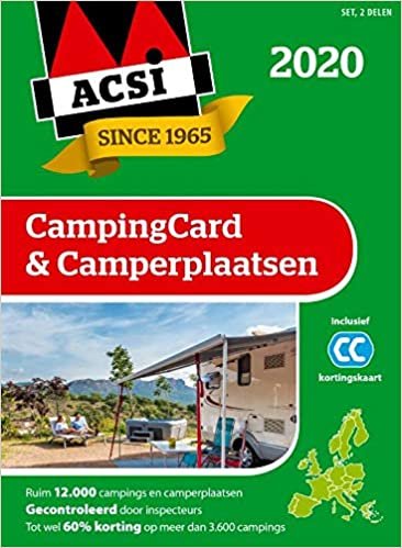 CampingCard & Camperplaatsen 2020: set 2 delen (ACSI Campinggids) indir