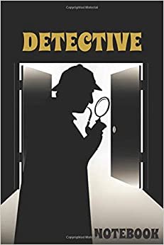 Detective Notebook - Open Door - Black - Yellow - College Ruled indir