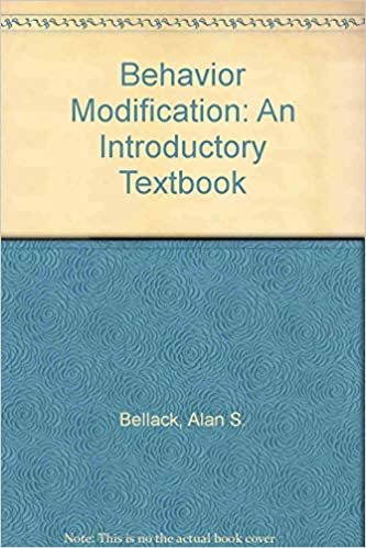 Behaviour Modification: An Introductory Textbook