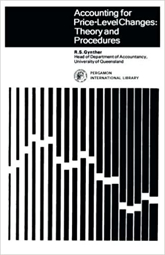 Accounting for Price-Level Changes-Theory and Procedures: Pergamon International Library of Science, Technology, Engineering and Social Studies
