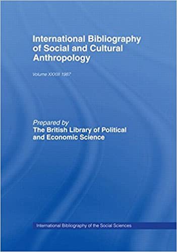IBSS: Anthropology: 1987 Volume 33 (International Bibliography of the Social Sciences)