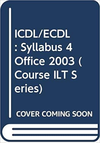 Icdl Ecdl: Syllabus 4: : Office 2003 (Course ILT Series) indir